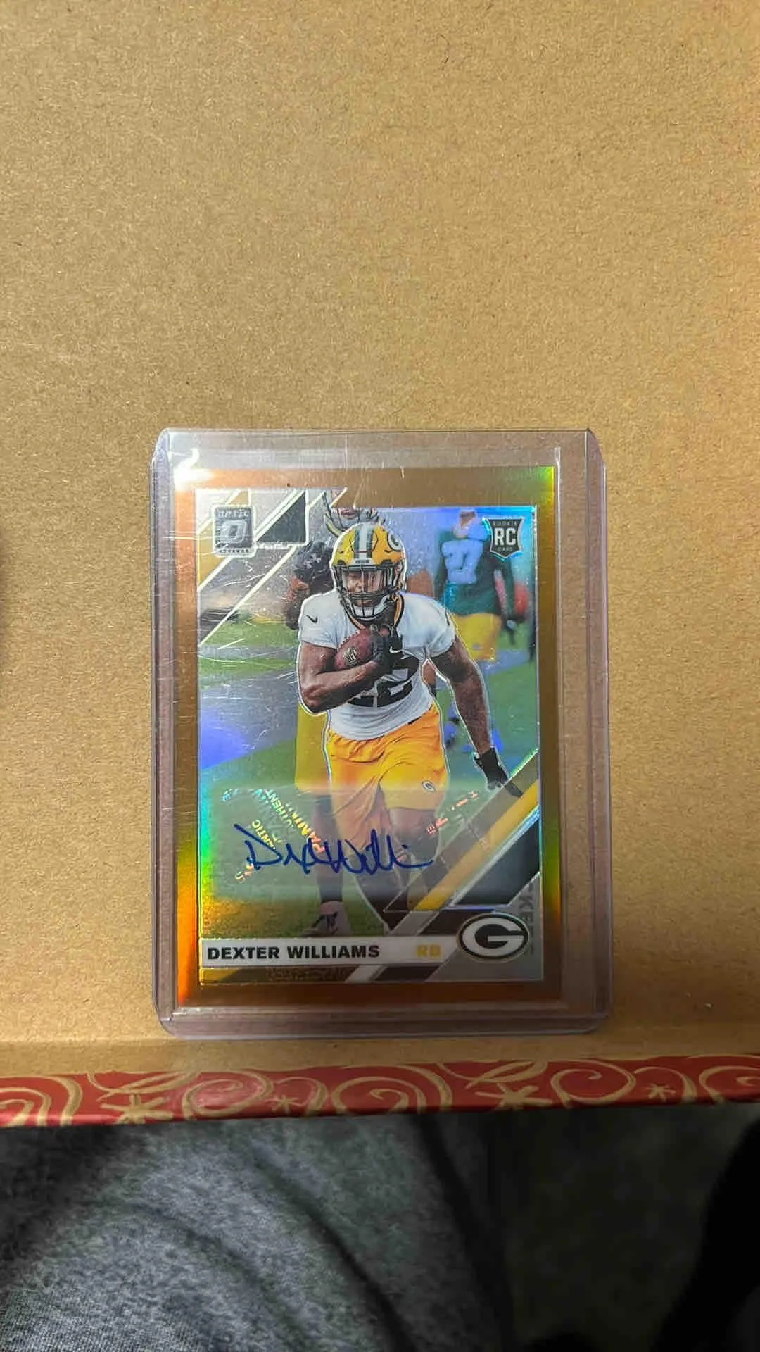 Product image for Dexter Williams Auto Panini Prizm Rookie Card