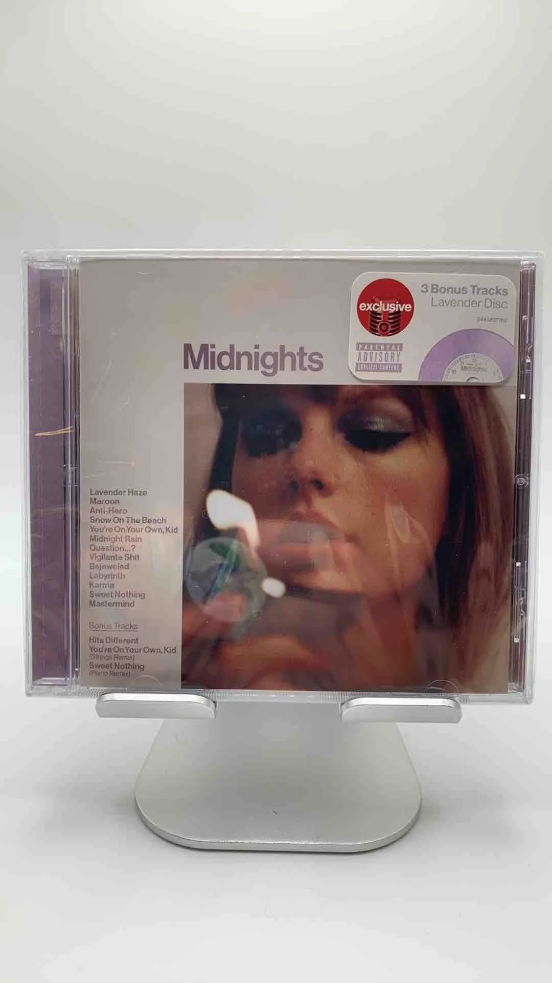 Product image for Taylor Swift Midnights Target Exclusive 3 Bonus Songs CD