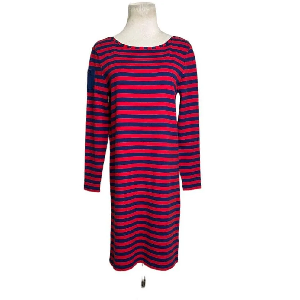 open lace back dress Vineyard Vines Women's Plaid Poplin Popover Dress, Royal Stewart main image 0