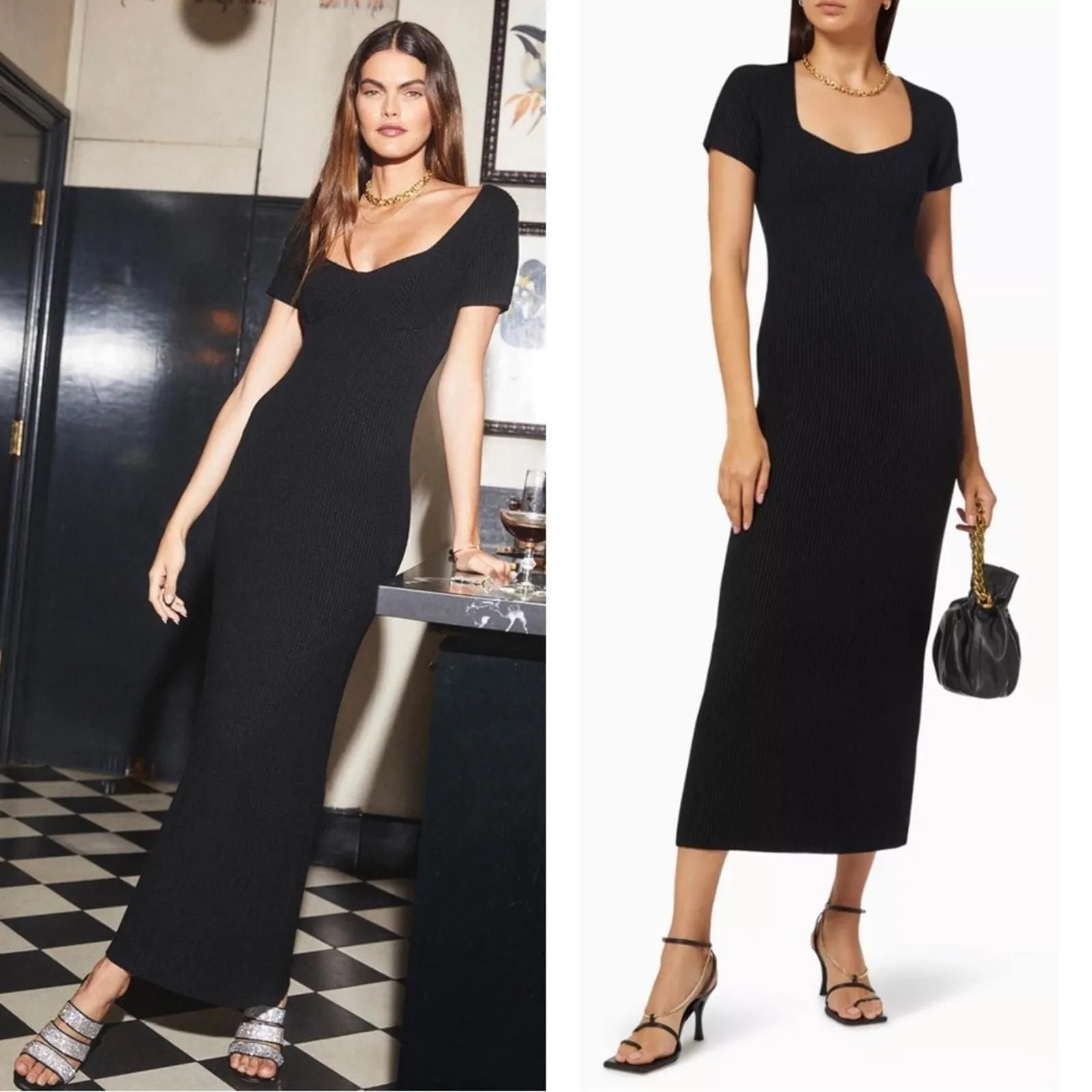 STAUD, Camden Dress for female in Black, Size Medium