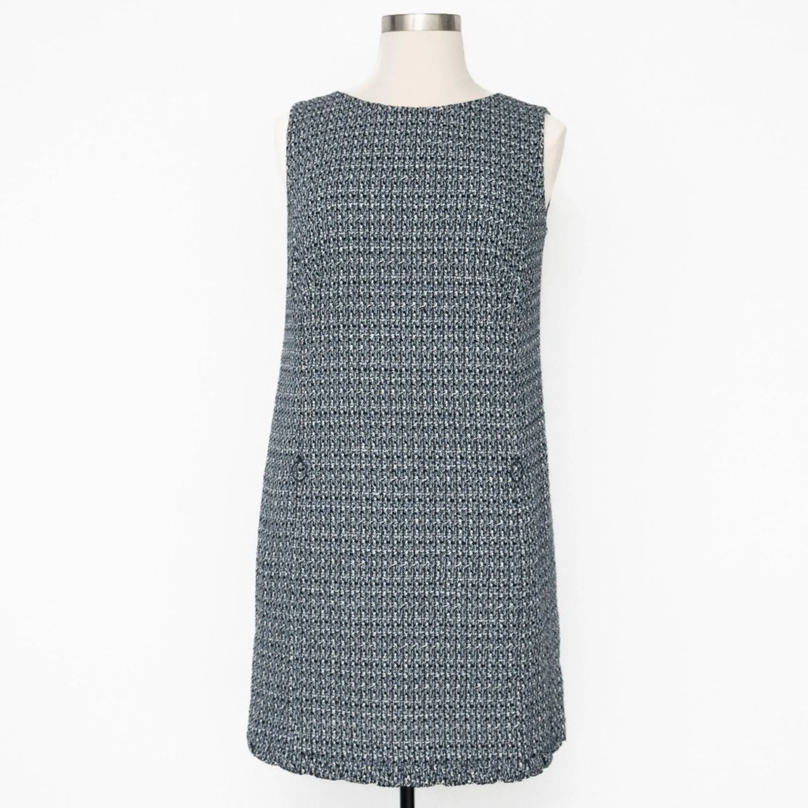 white christmas dresses Halter Top Denim Midi Dress – Akris Inc main image 1