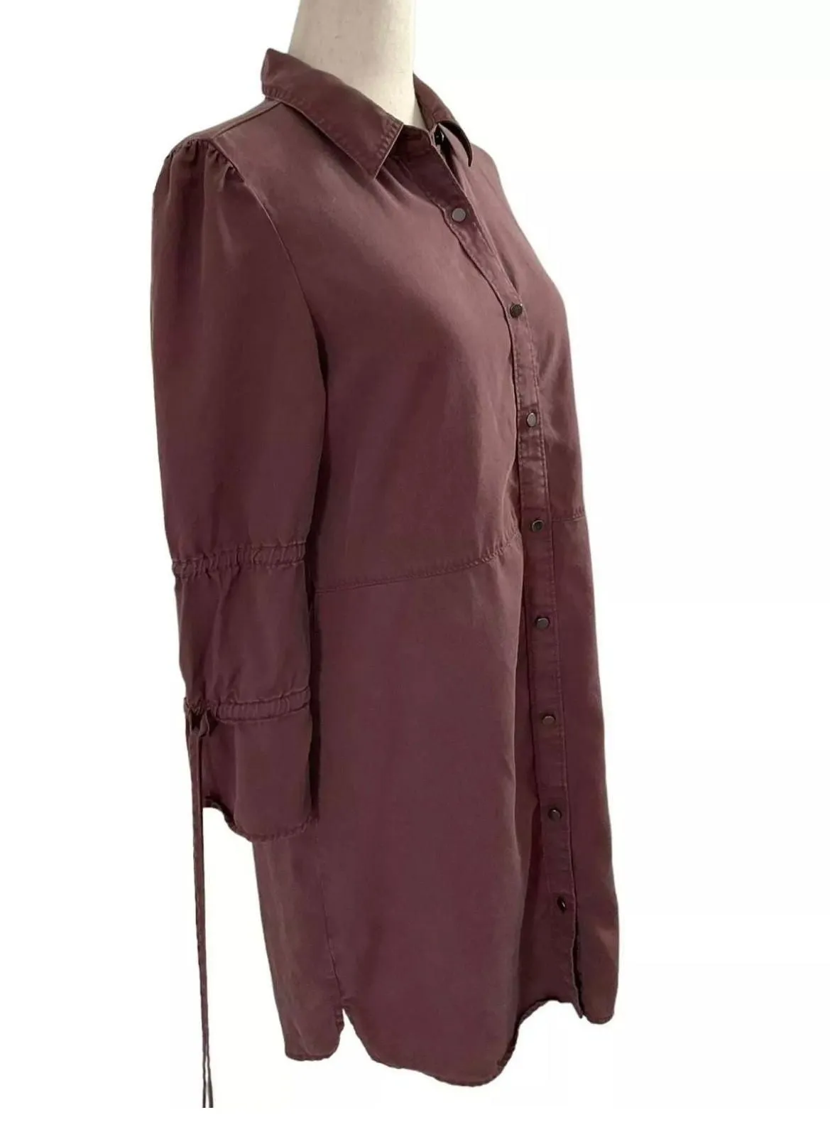 express burgundy dress shirt MENS Express Burgundy Red DRESS SHIRT 100% Cotton 16 16 1/2 Black Tint