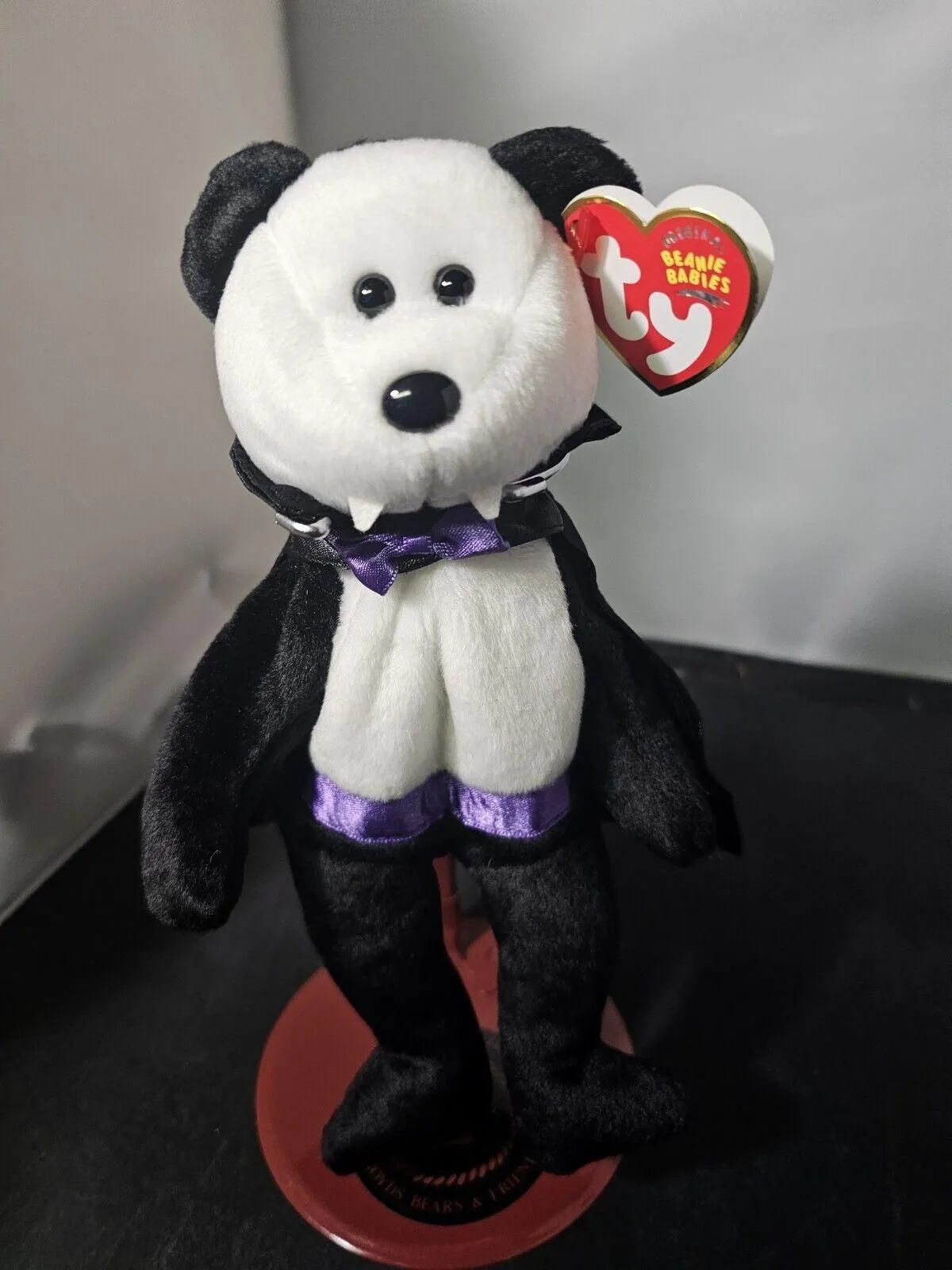 Product image for TY Beanie Baby - COUNT the Halloween Bear (9 inch) -Stuffed Animal Toy W1