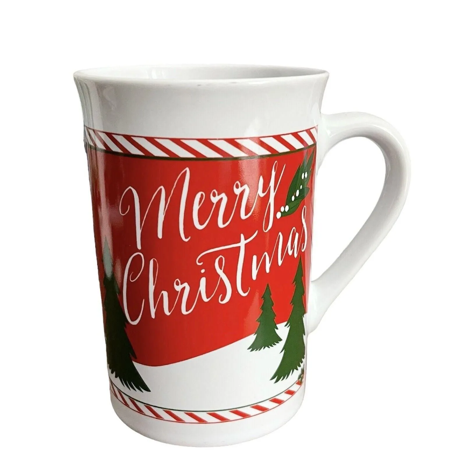 Product image for Royal Norfolk Christmas Holiday Mug 16 Oz Merry Christmas Red and Green
