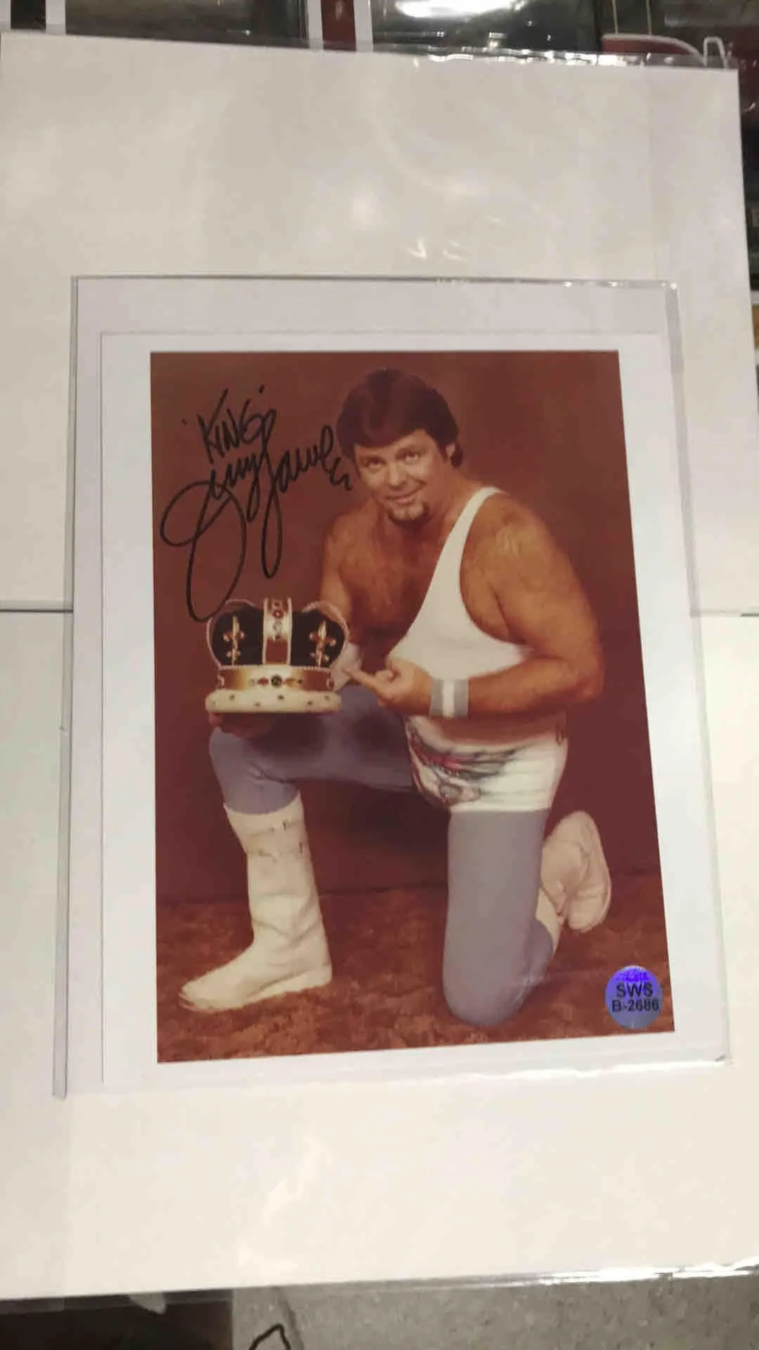 Product image for Jerry Lawler Signed Photo 