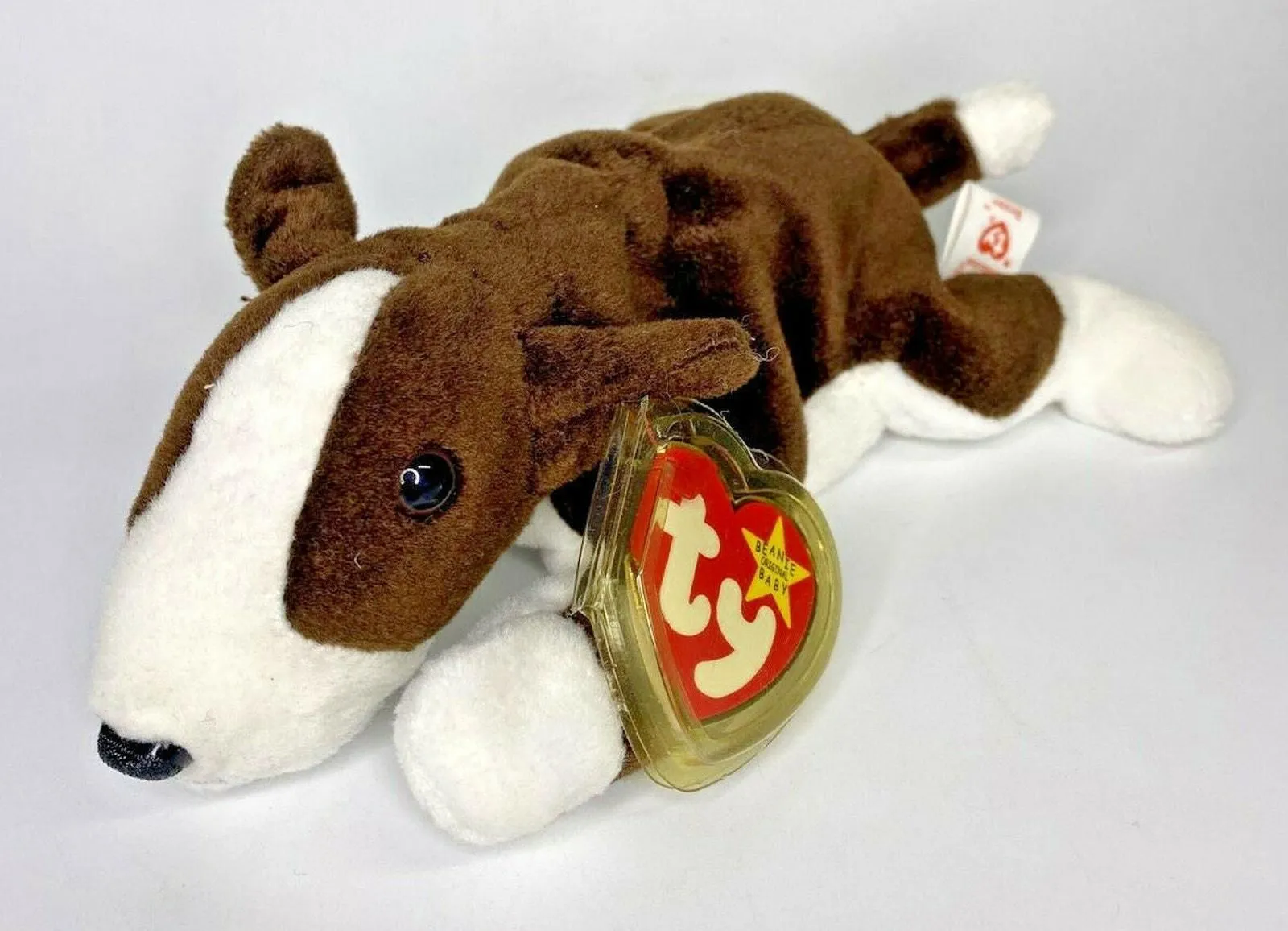 Product image for 1997 Ty Beanie Baby "Bruno" Retired Terrier Dog BB9
