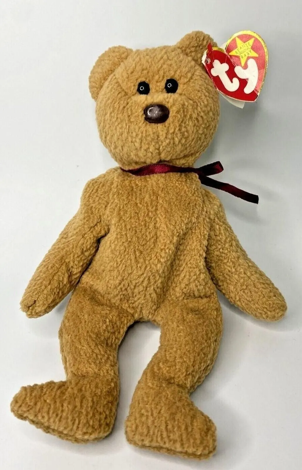 Product image for 1993 Ty Beanie Baby "Curly" Retired Teddy Bear BB21