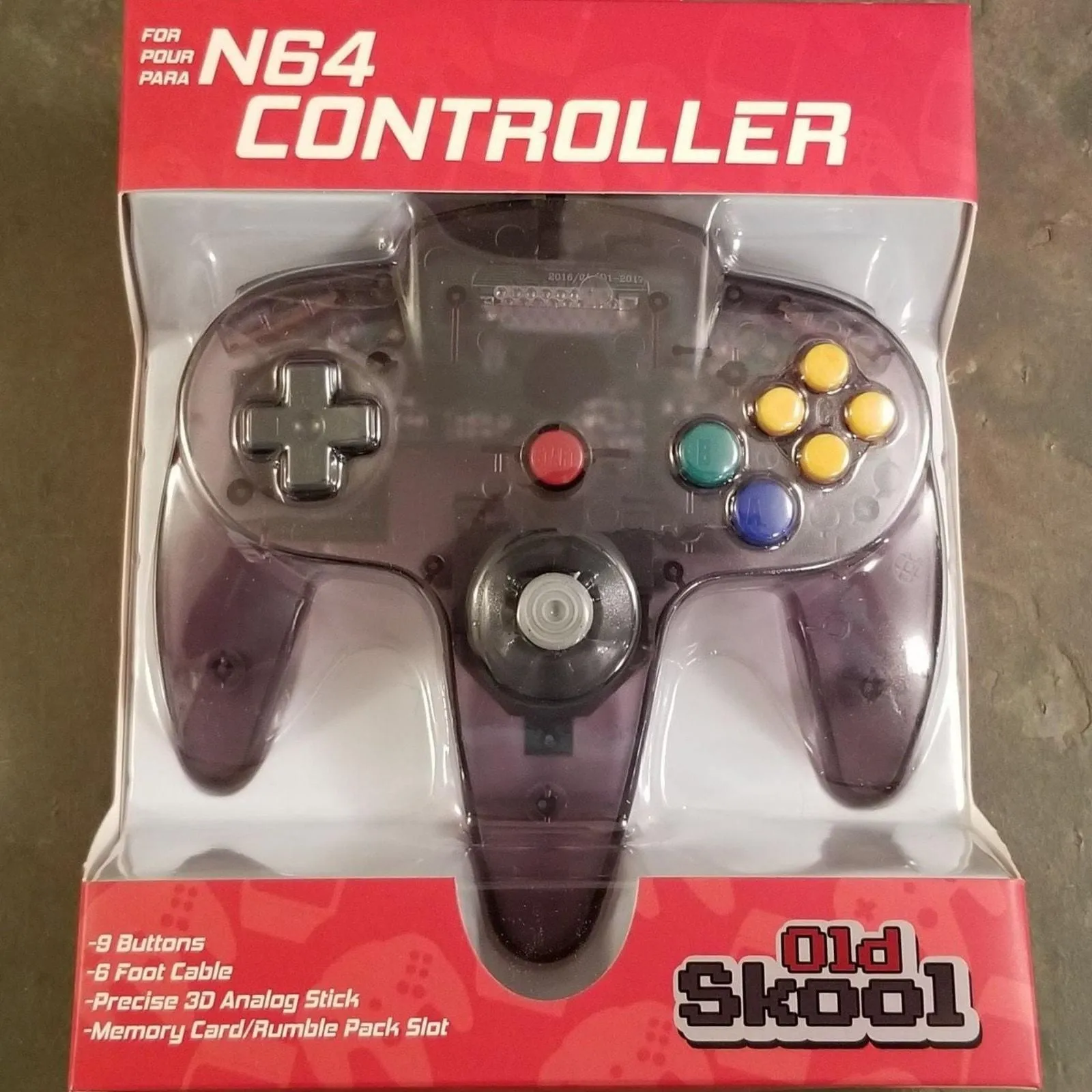 N64 Controller Atomic Purple (NEW) Nintendo64 Nintendo