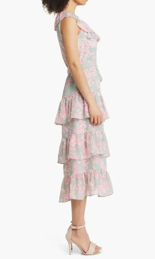 strapless open back dress Eliza Maxi Dress, in Light Pink Light Taffeta | Show Me Your Mumu main image 0