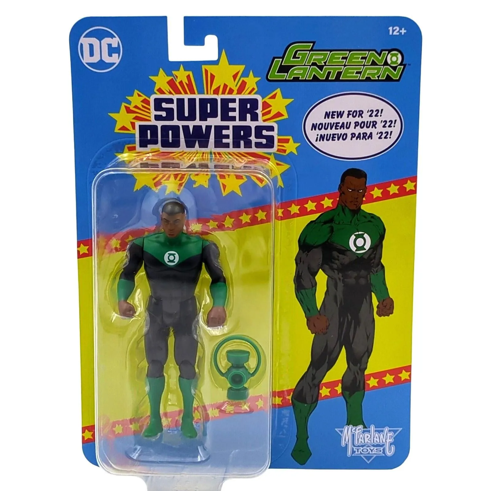Product image for Green Lantern John Stewart 5" Action Figure-DC Super Powers McFarlane Toys New