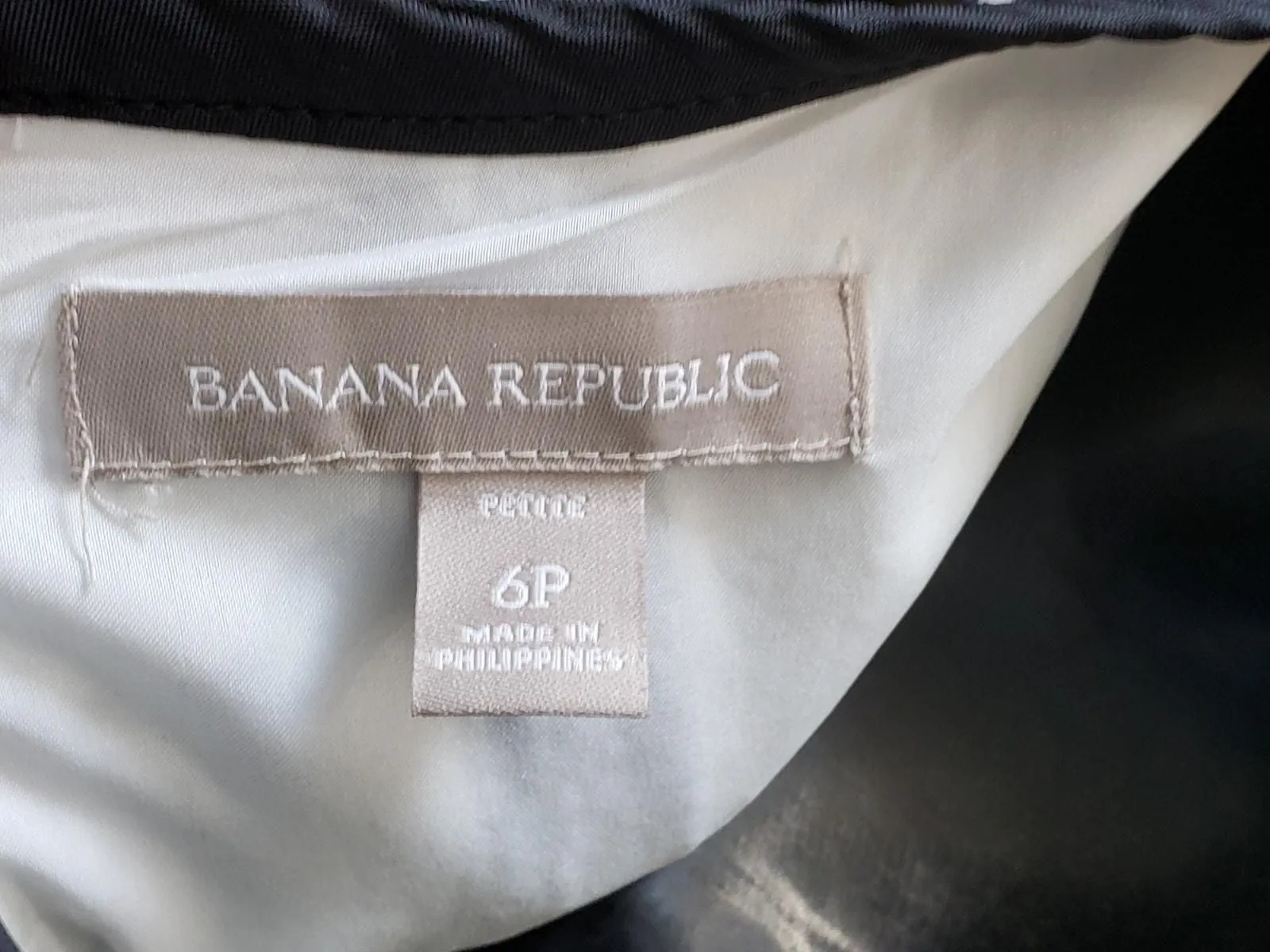 Banana Republic Knee Length Dress Women's 6 Petite Black White Lined Netted  Lace  Whatnot: Shop, Sell, Connect