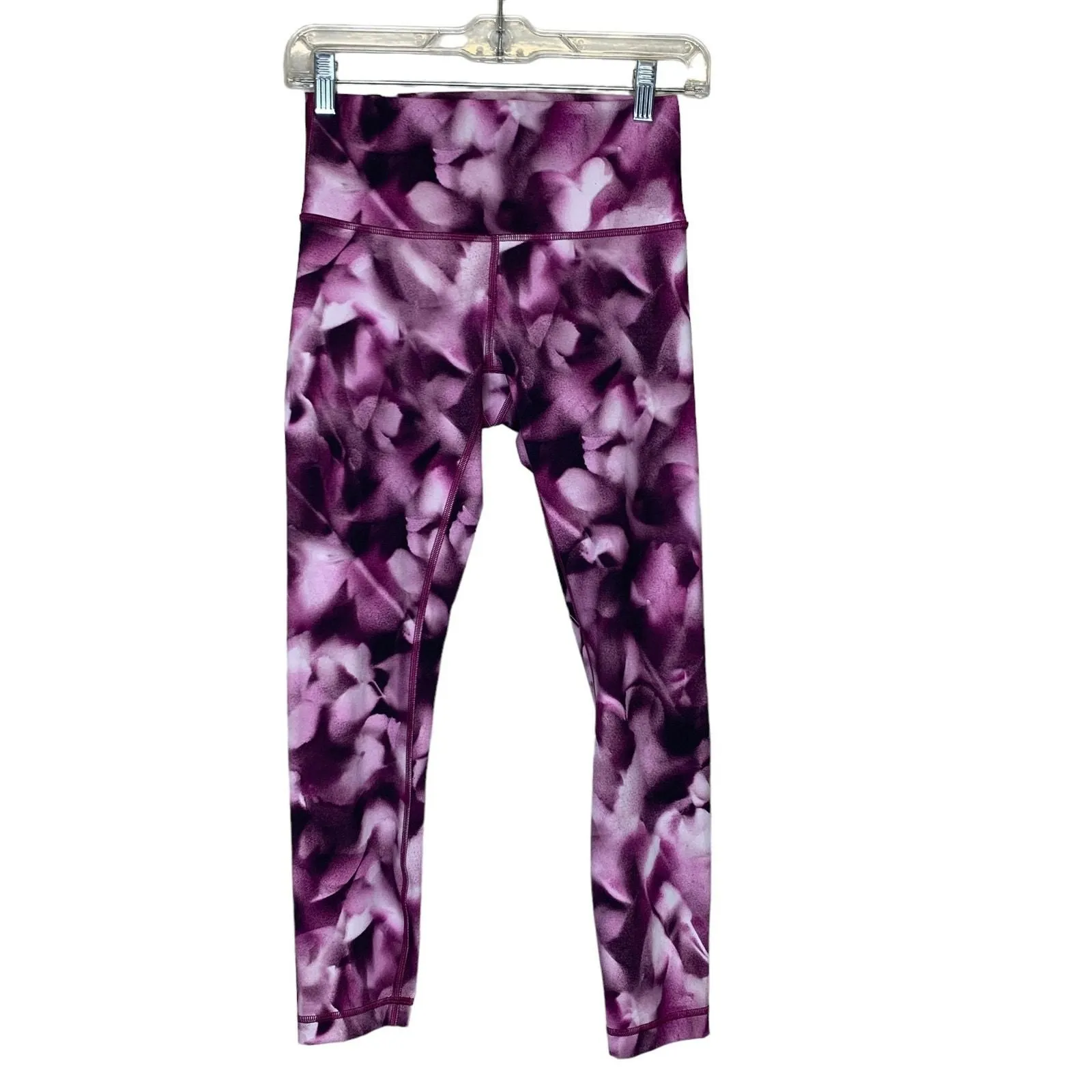 Lululemon Purple Tie-Dye Wunder Under High Rise Pants SZ