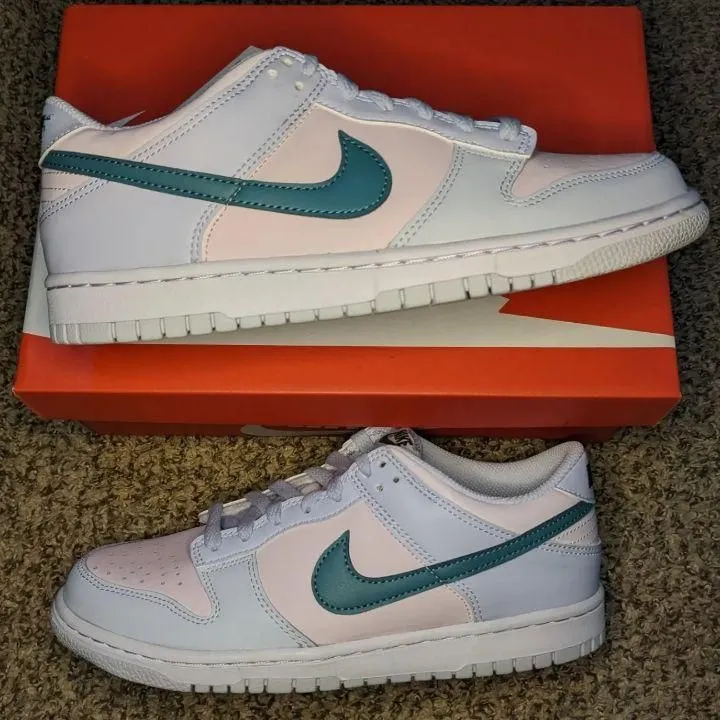 Product image for Nike dunk low mineral teal size 7y