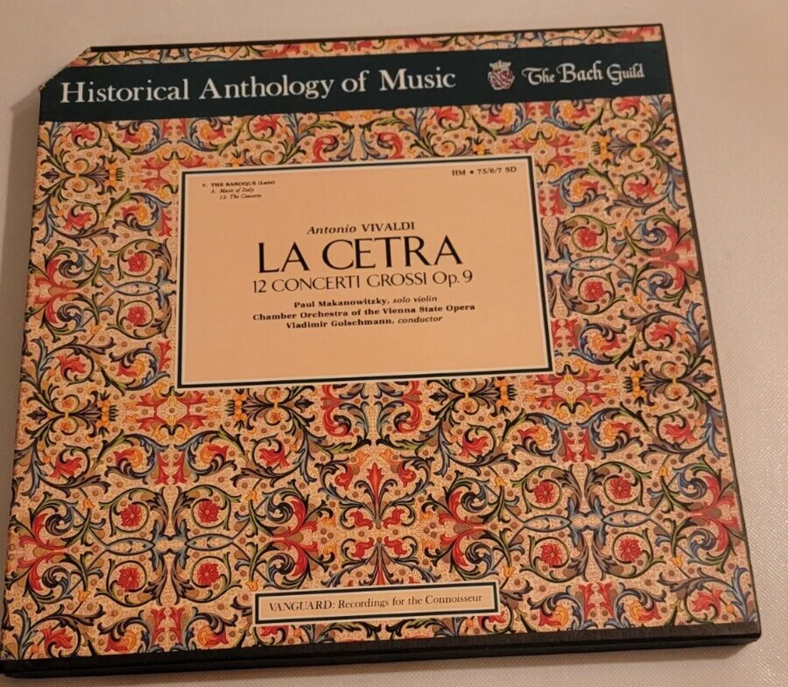 Product image for Antonio Vivaldi Vladimir Golschmann - La Cetra, Op.9 33 LP Vinyl Record Box Set