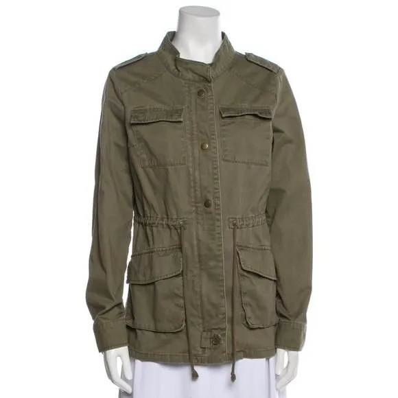 Product image for [ PER SE ] Army Green 4 Pocket Utility Jacket : NWOT : SM