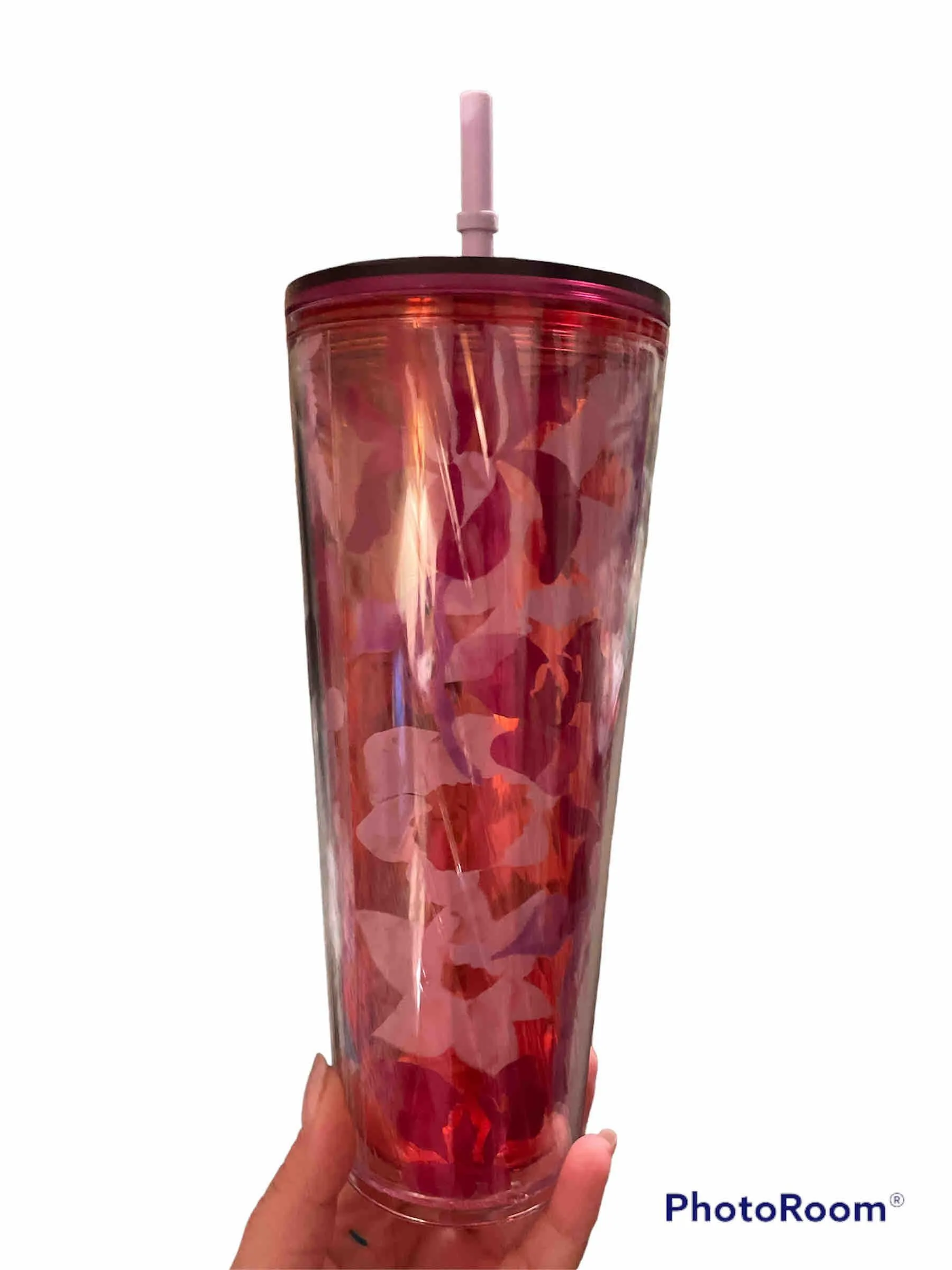 Product image for Starbucks 2021 Lilac Floral Twist Tumbler 