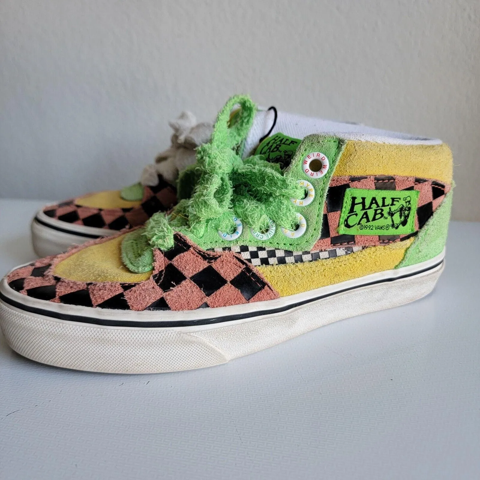 Product image for Vans x Tierra Whack Half Cab Multicolor Checkerboard Sz Men's 4 Women's 5.5