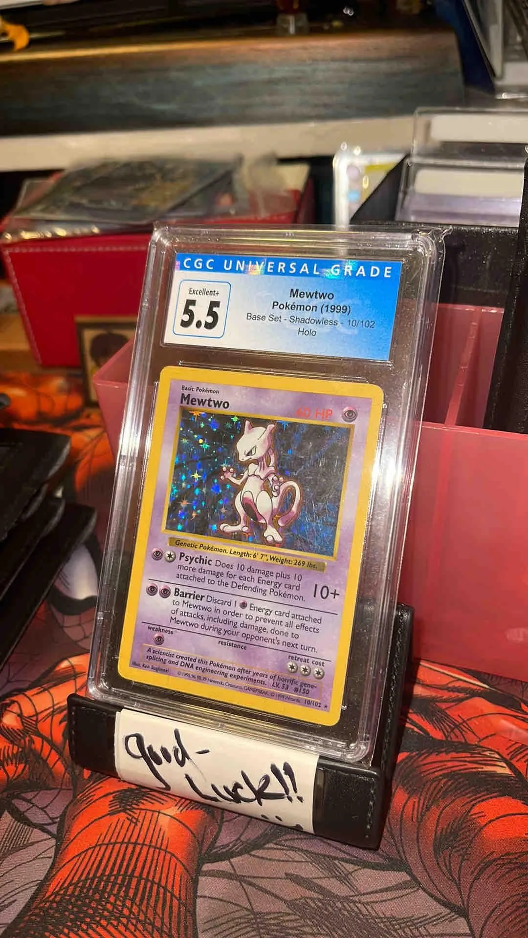 Product image for MEWTWO Shadowless cgc 5.5 