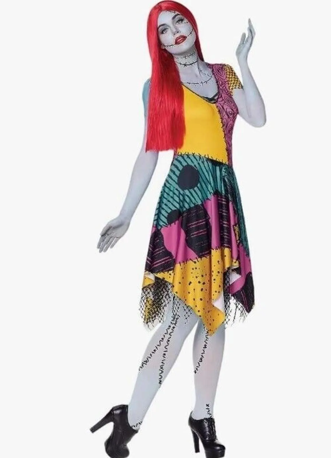 Product image for Adult Sally Costume - The Nightmare Before Christmas XL - New
