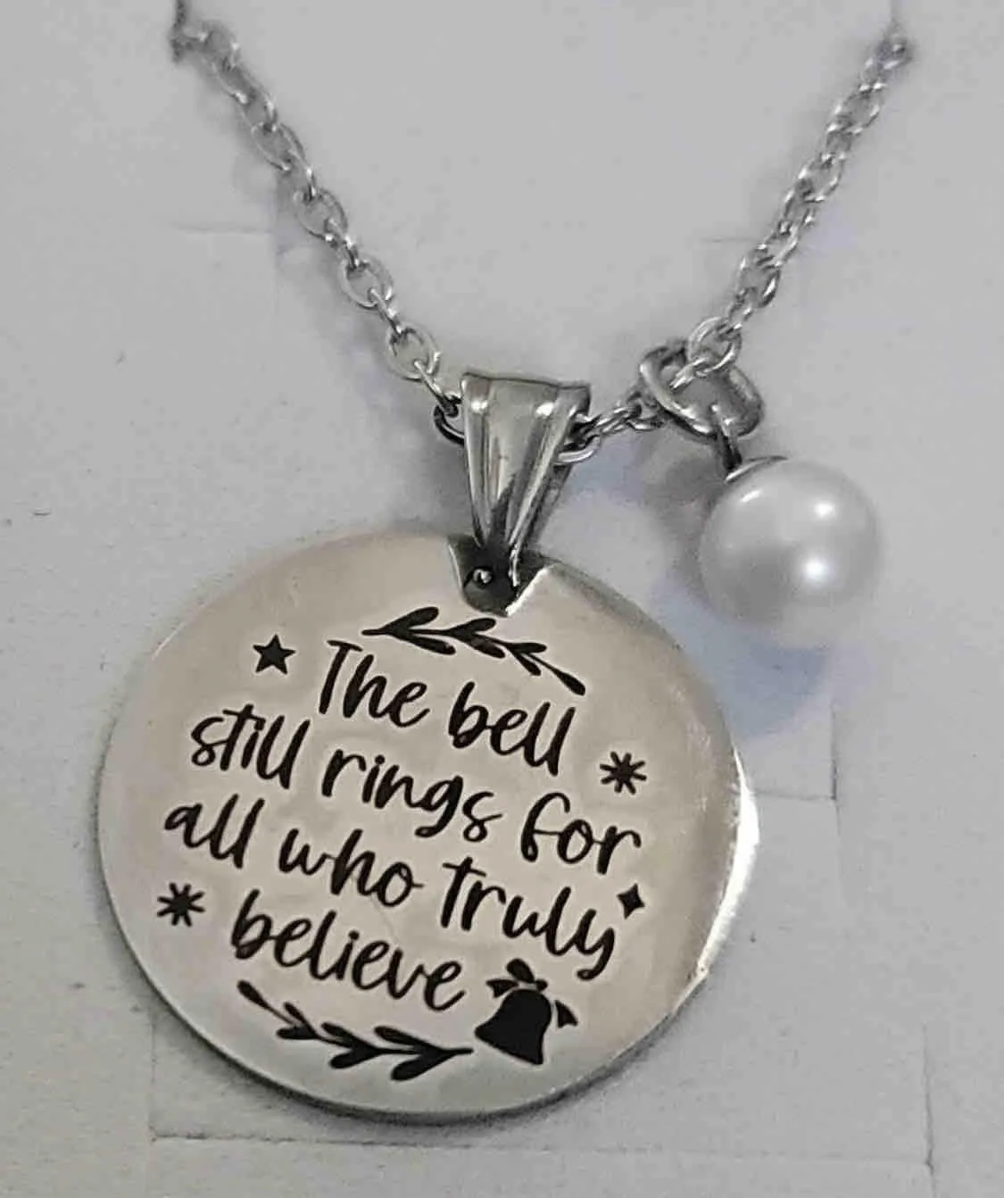 Product image for Polar Express Necklace with Pearl