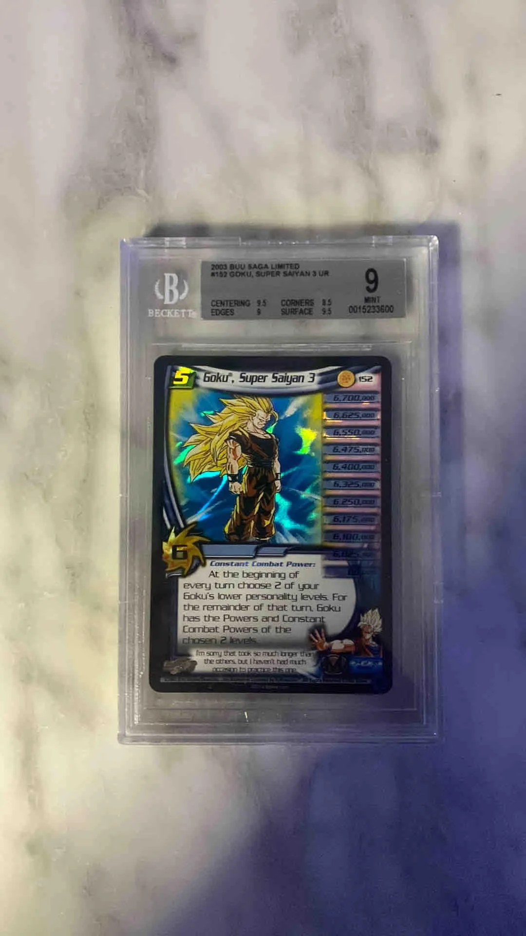Product image for 2003 buu saga goku 152 