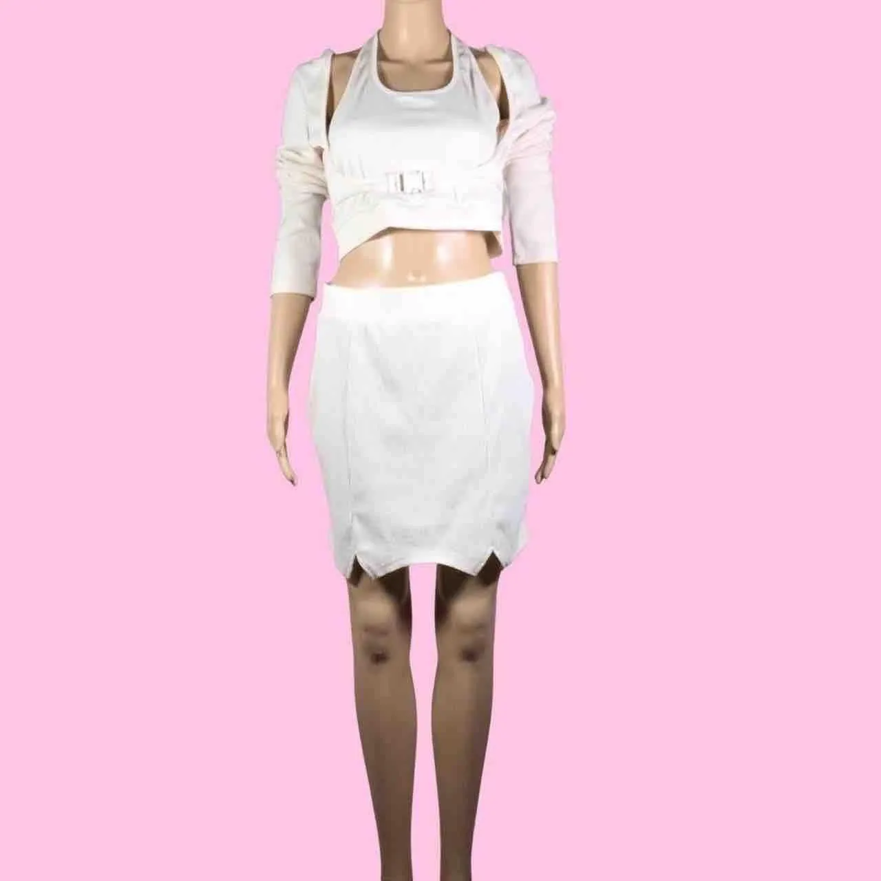 Product image for Size Large - The “Cyrilla” Set - Shein Neutral Three Piece Set