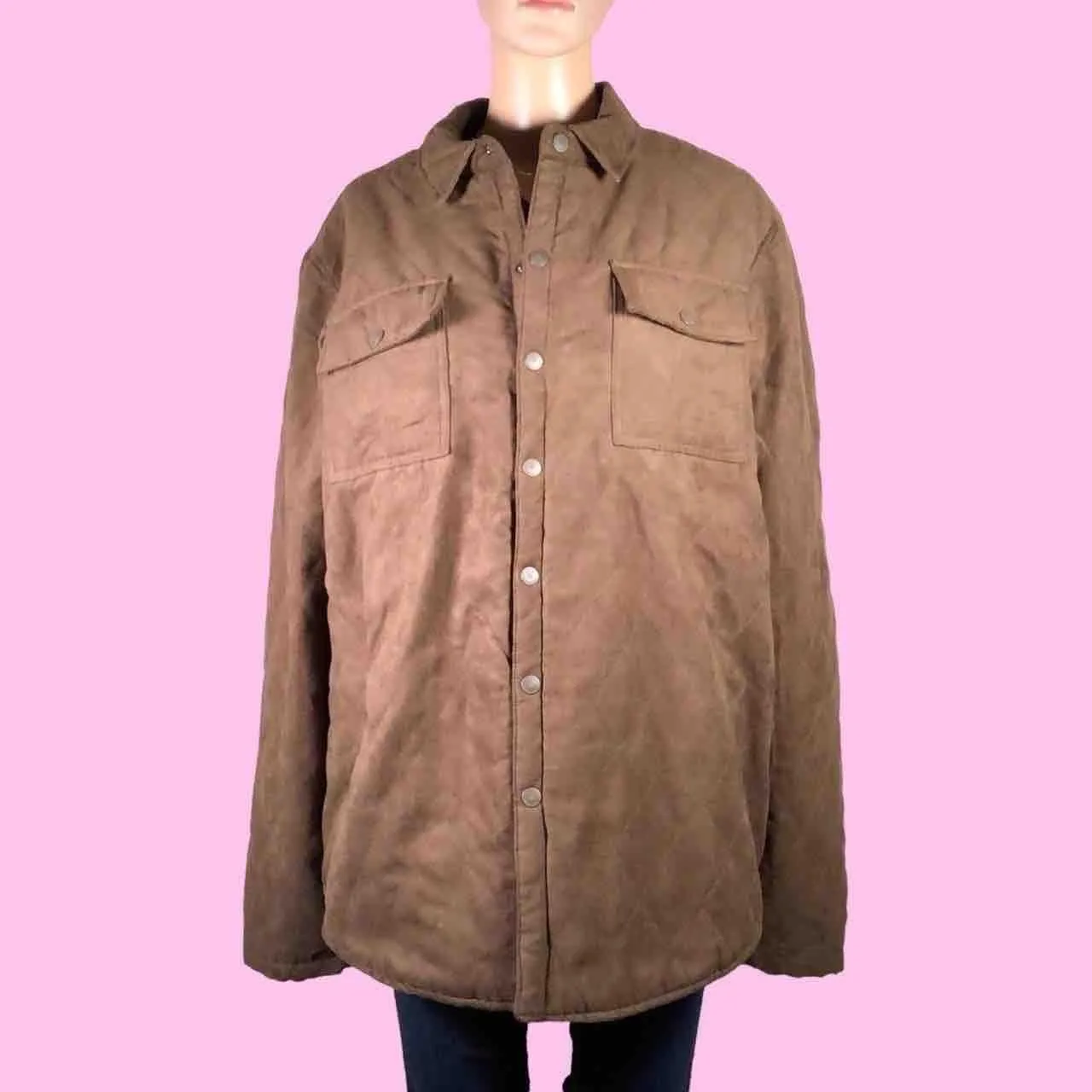 Product image for Size XL - NWT Rainforest Utility Style Quilted Brown Jacket - The "Kieron" Jacket. 