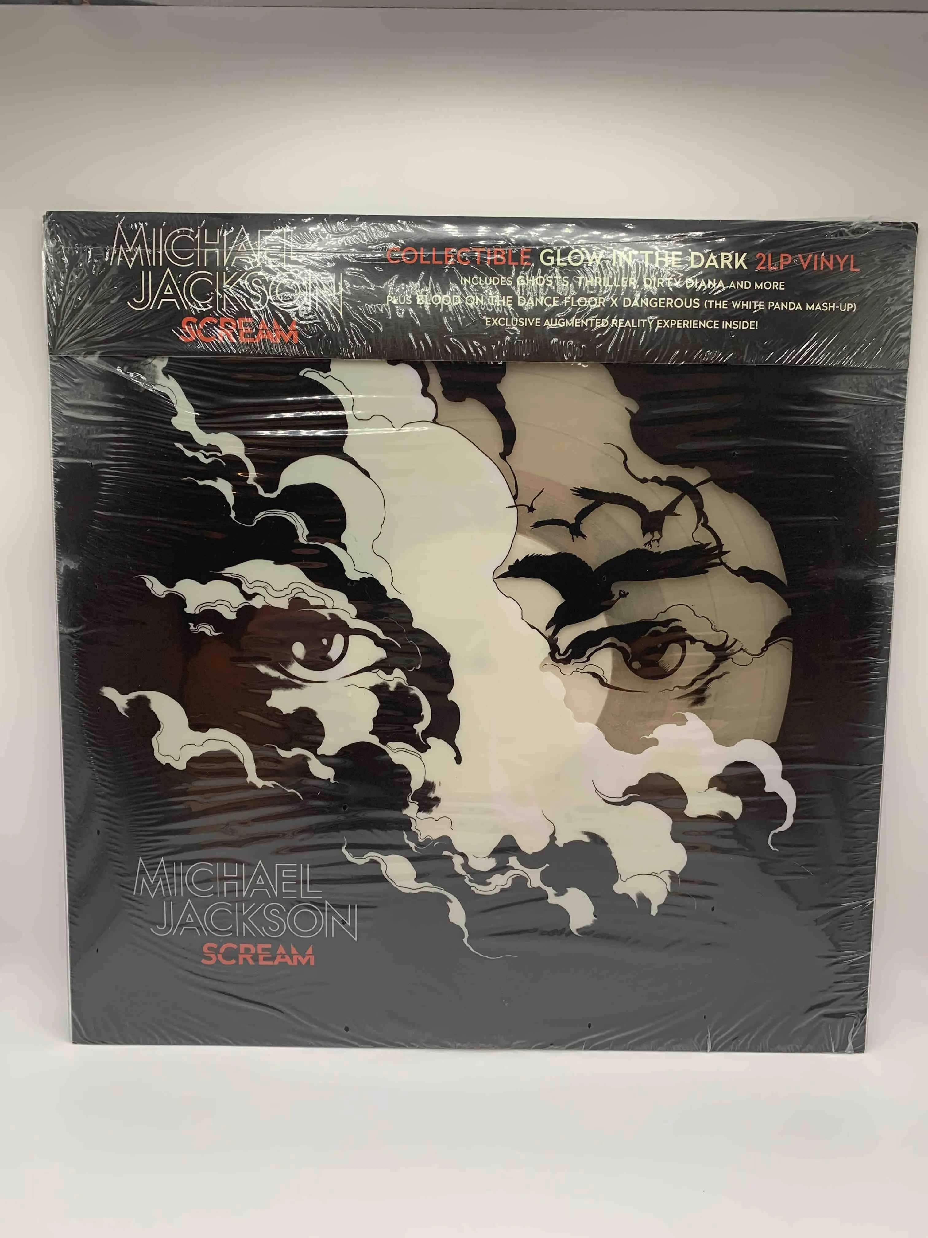 Product image for Michael Jackson Scream Glow in the Dark Vinyl LP