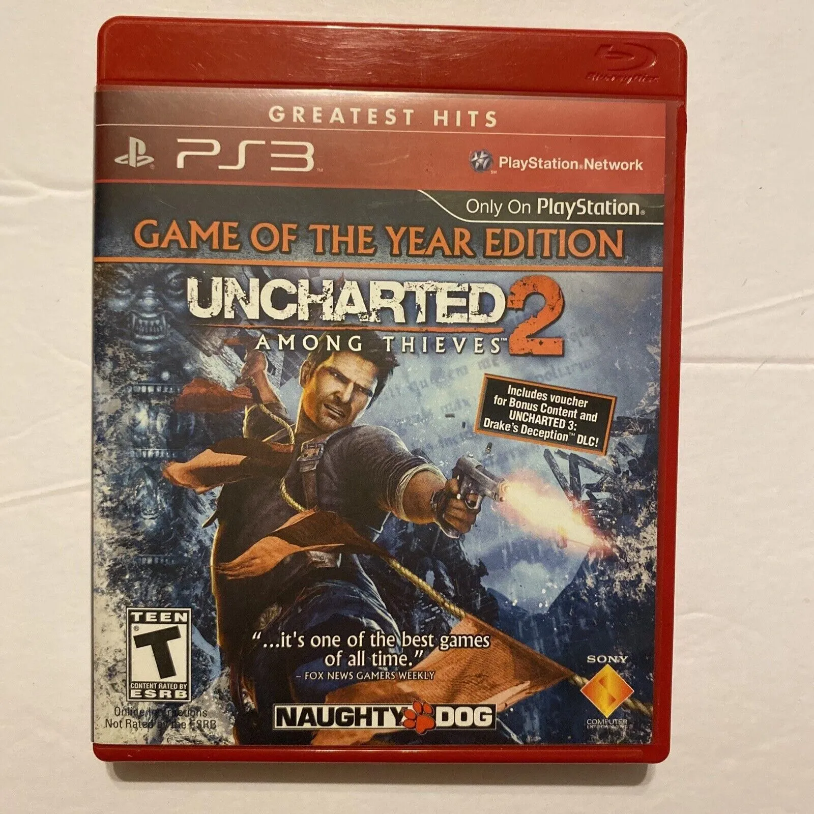 Product image for Uncharted 2: Among Thieves (Sony PlayStation 3, 2009) Complete