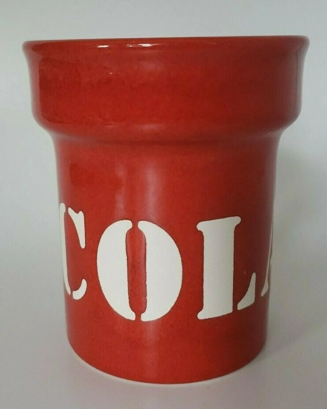Product image for Vintage Waechtersbach Red Ceramic Cola "Soda " Made In West Germany (U28)