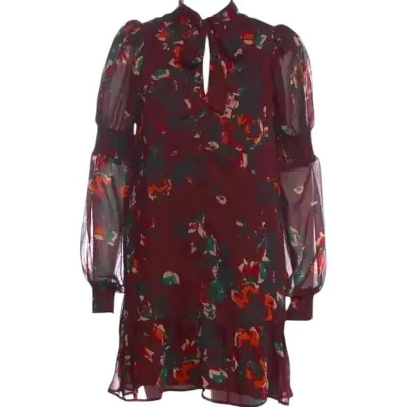 Product image for WALTER BAKER Floral Print Mini Dress w/ Tags, Small