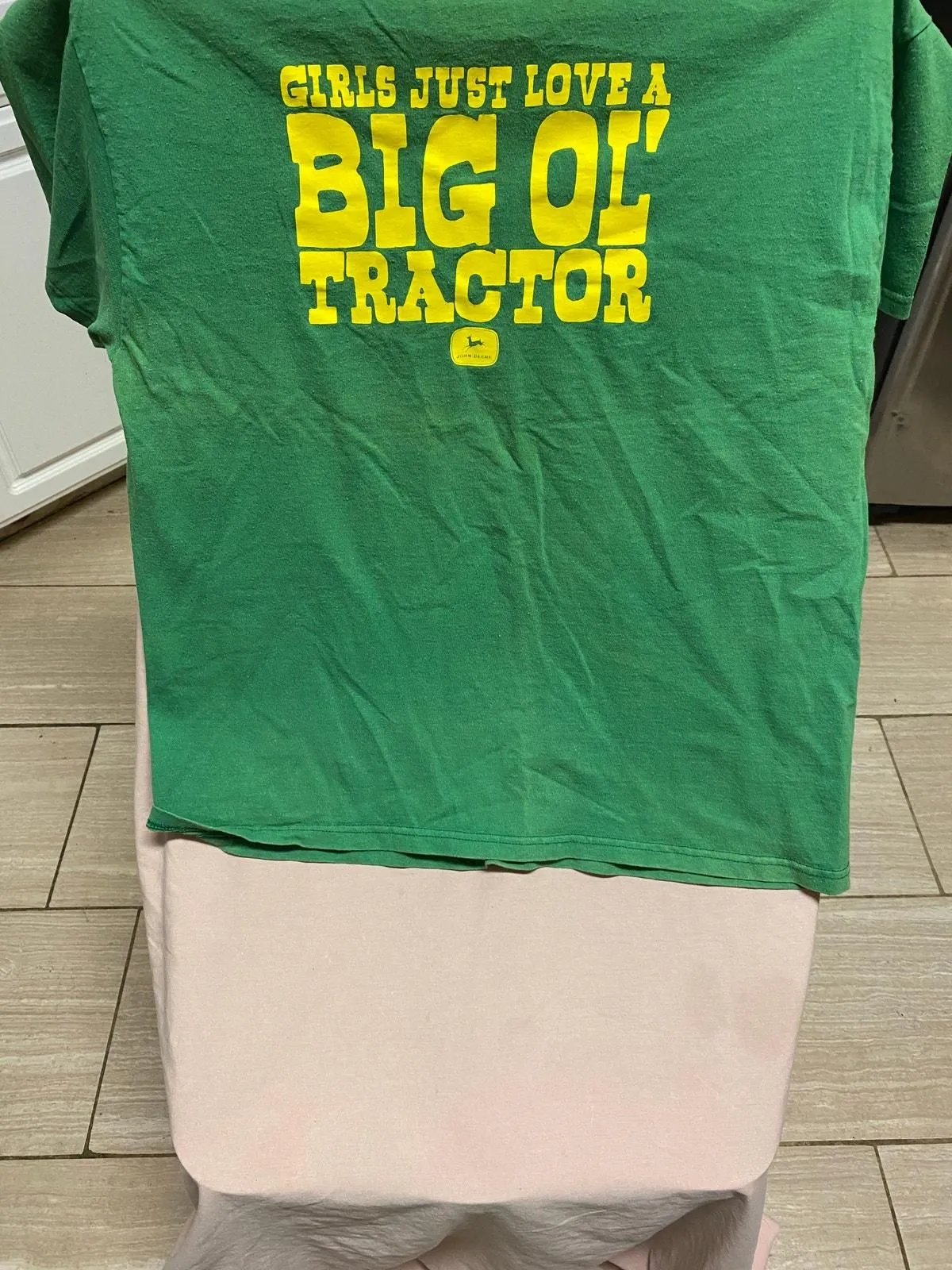 Product image for John Deere Girls Just Love A Big Ol’ Tractor Large