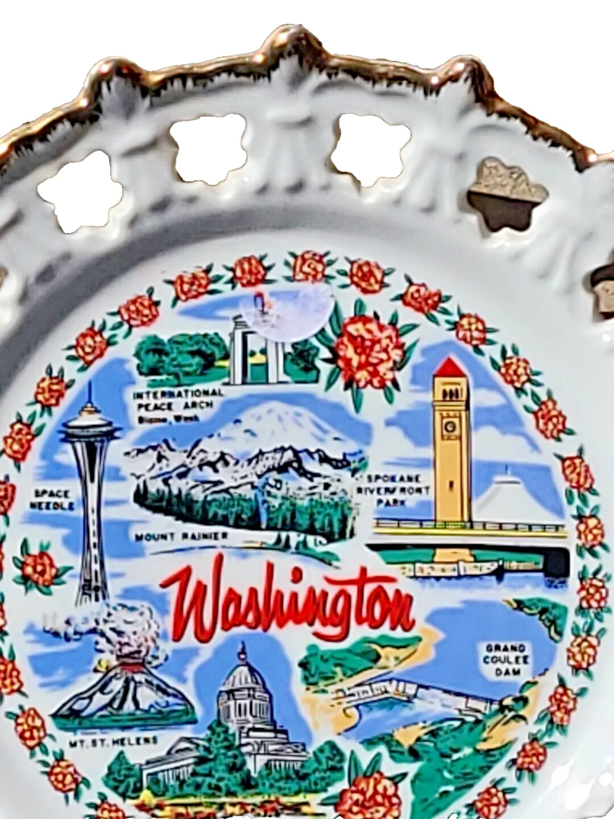 Product image for Seattle Washington Vintage Souvenir Hanging Wall Decor Plate