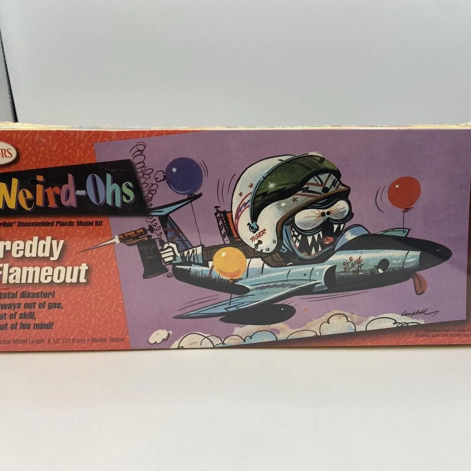 Product image for Vintage 1993 Testors Weird-Ohs FREDDY FLAMEOUT Sealed Plastic Model Kit #733 (D1