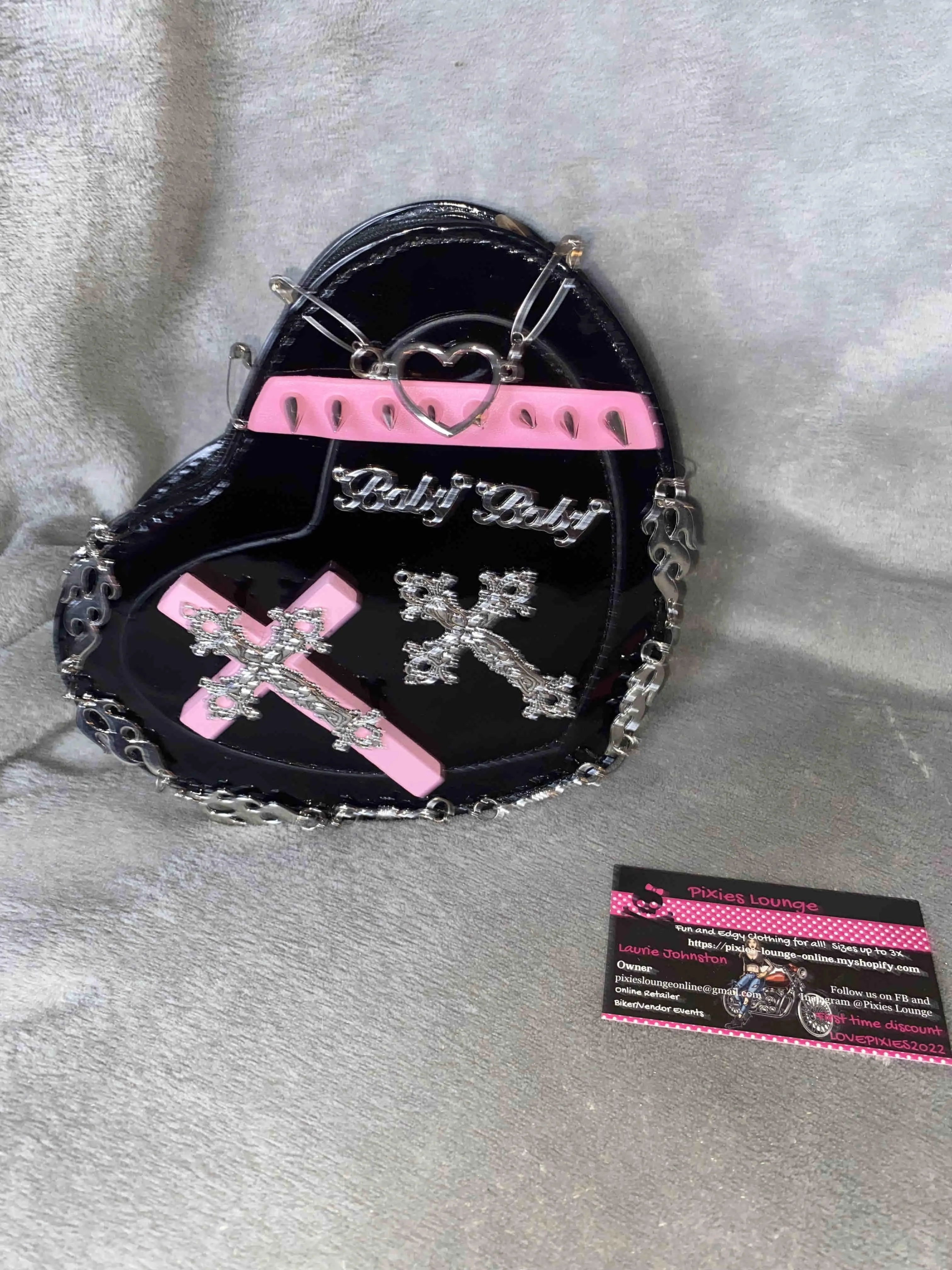 Product image for Throwback to 80’s Heavy Metal Handbag