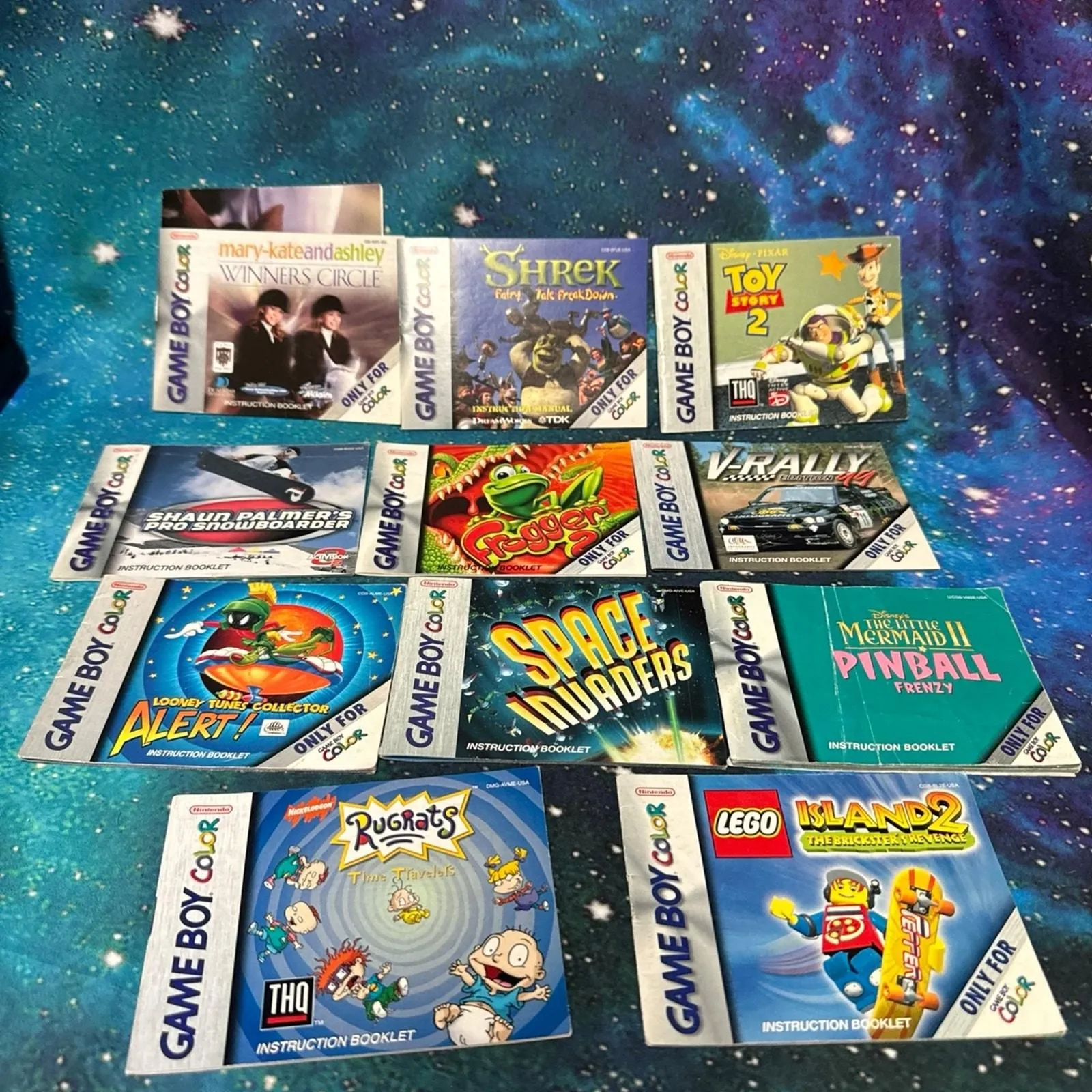 Product image for Lot Gameboy Color Manuals