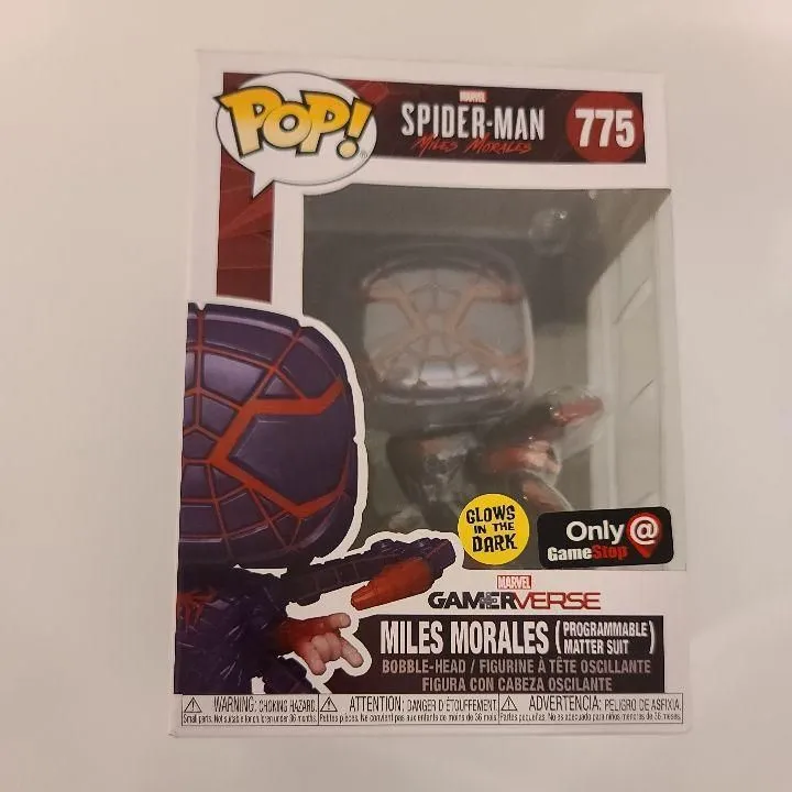 Product image for Miles Morales (Programmable Matter Suit) (Glows in the Dark)