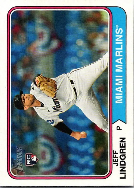 Product image for Topps Heritage Jeff Lindgren #582