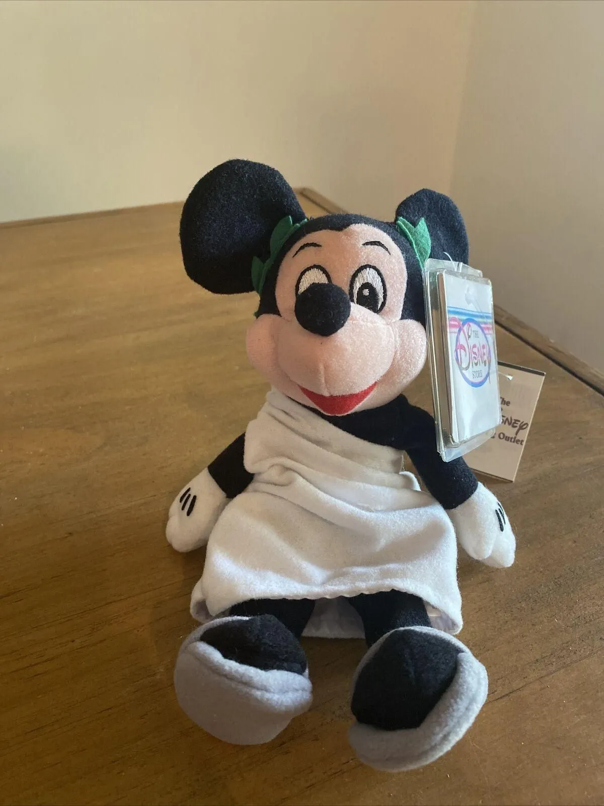Product image for Toga Mickey Mouse 10" Bean Bag Plush Stuffed Animal w/Tag Disney Tags