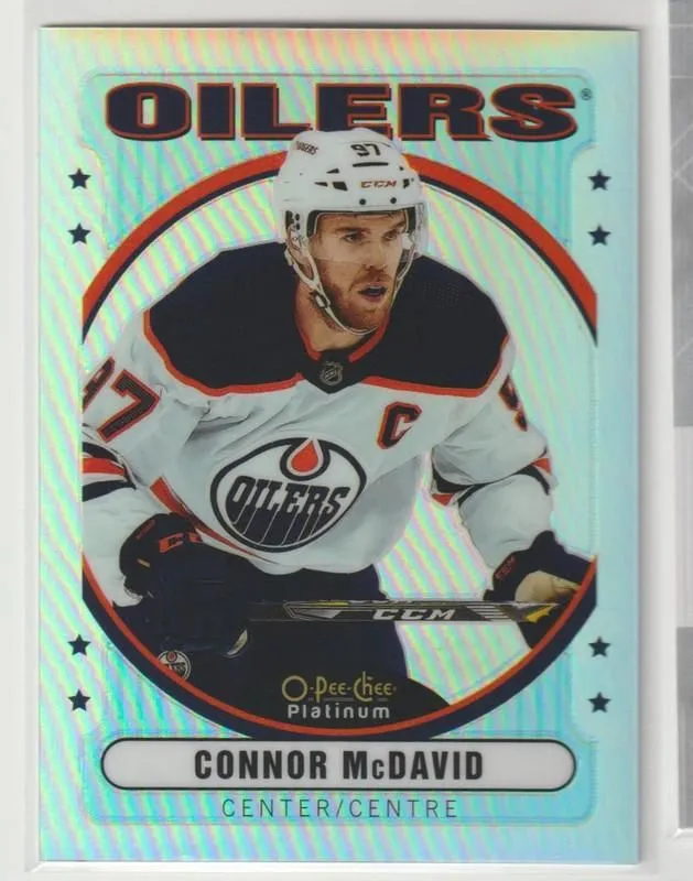 Product image for O-Pee-Chee Platinum Retro Rainbow Connor McDavid #R-1 Auto