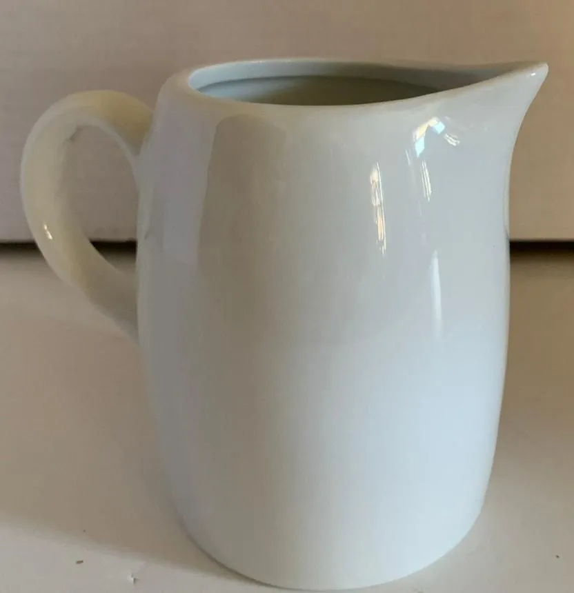 Product image for 4 Inch Tall Threshold White Ceramic Creamer Pitcher