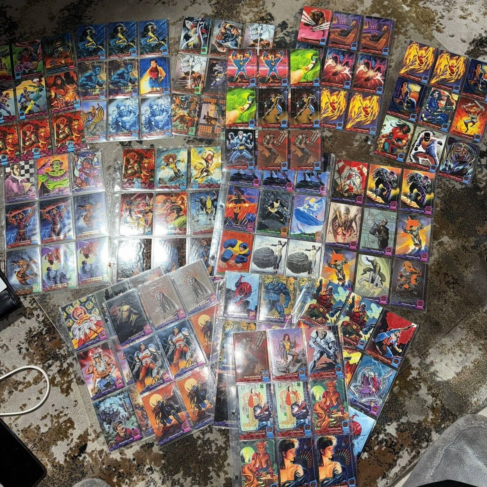 Product image for 1994 Fleer Ultra Marvel Comics X-MEN Trading Cards - Lot of 153 RARE LOT ****