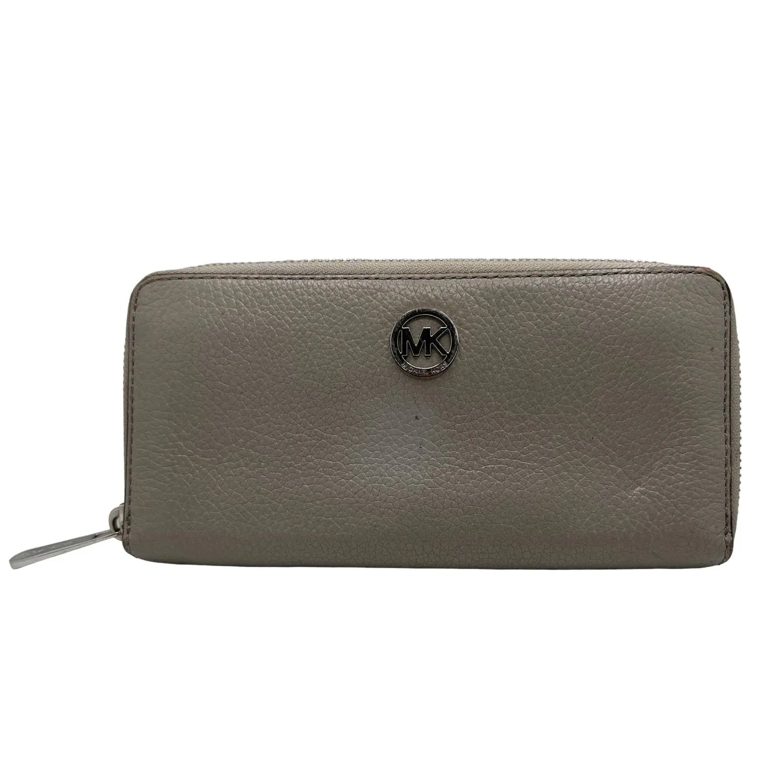 Product image for MICHAEL KORS Gray Zip Around Wallet