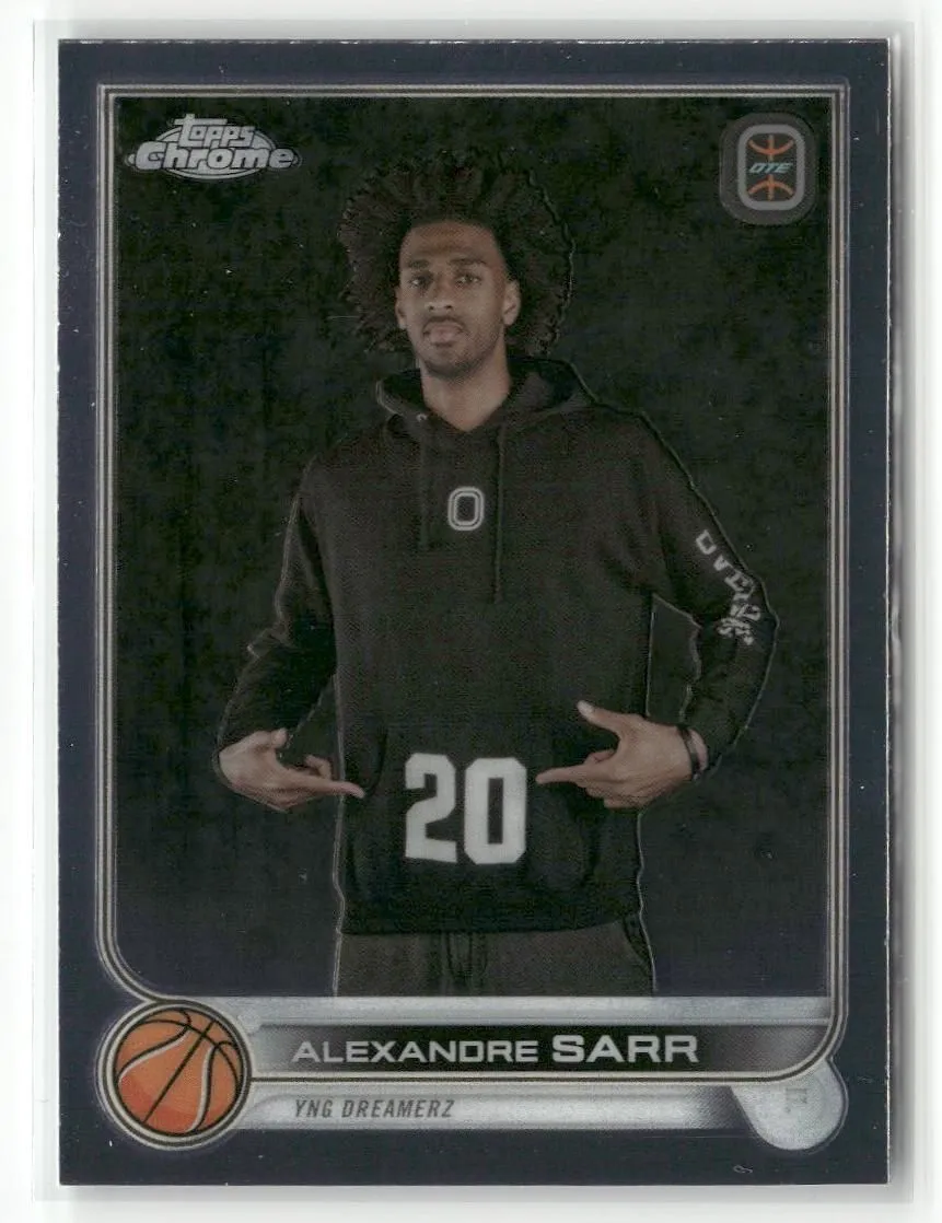 Product image for 2022-23 Topps Chrome Overtime Elite #52 Alexandre Sarr