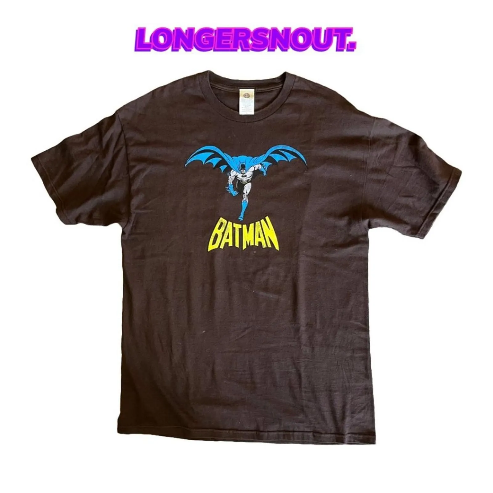 Product image for L - Batman - Vintage Logo - Previously Worn.