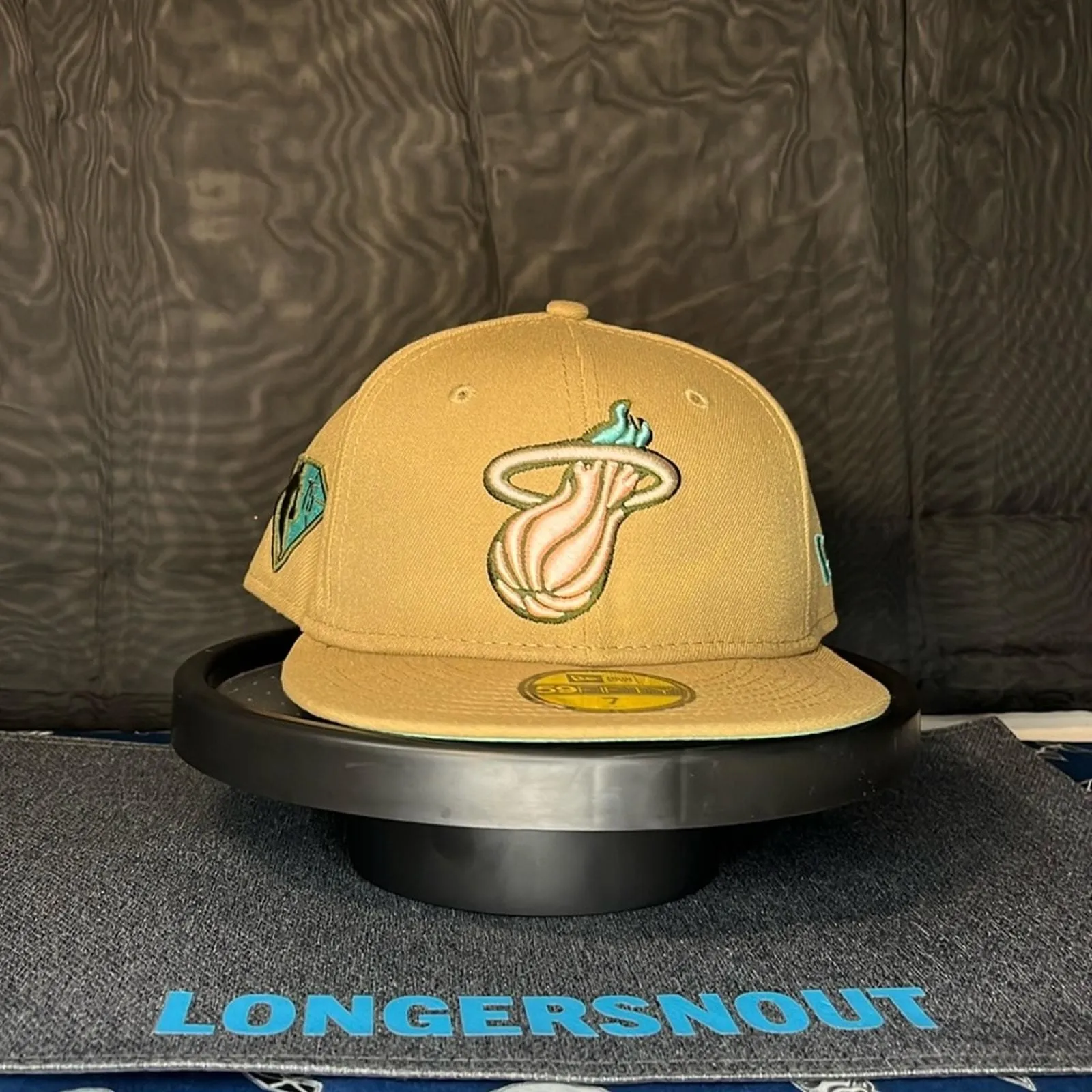 Product image for Miami Heat - New Era 75th Anniversary - Khaki.