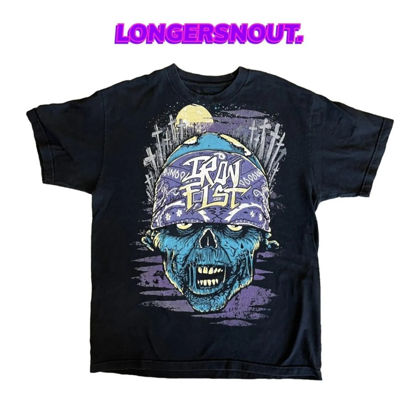 Product image for L - Iron Fist - Previously Worn - Black Light Reactive - Rare.