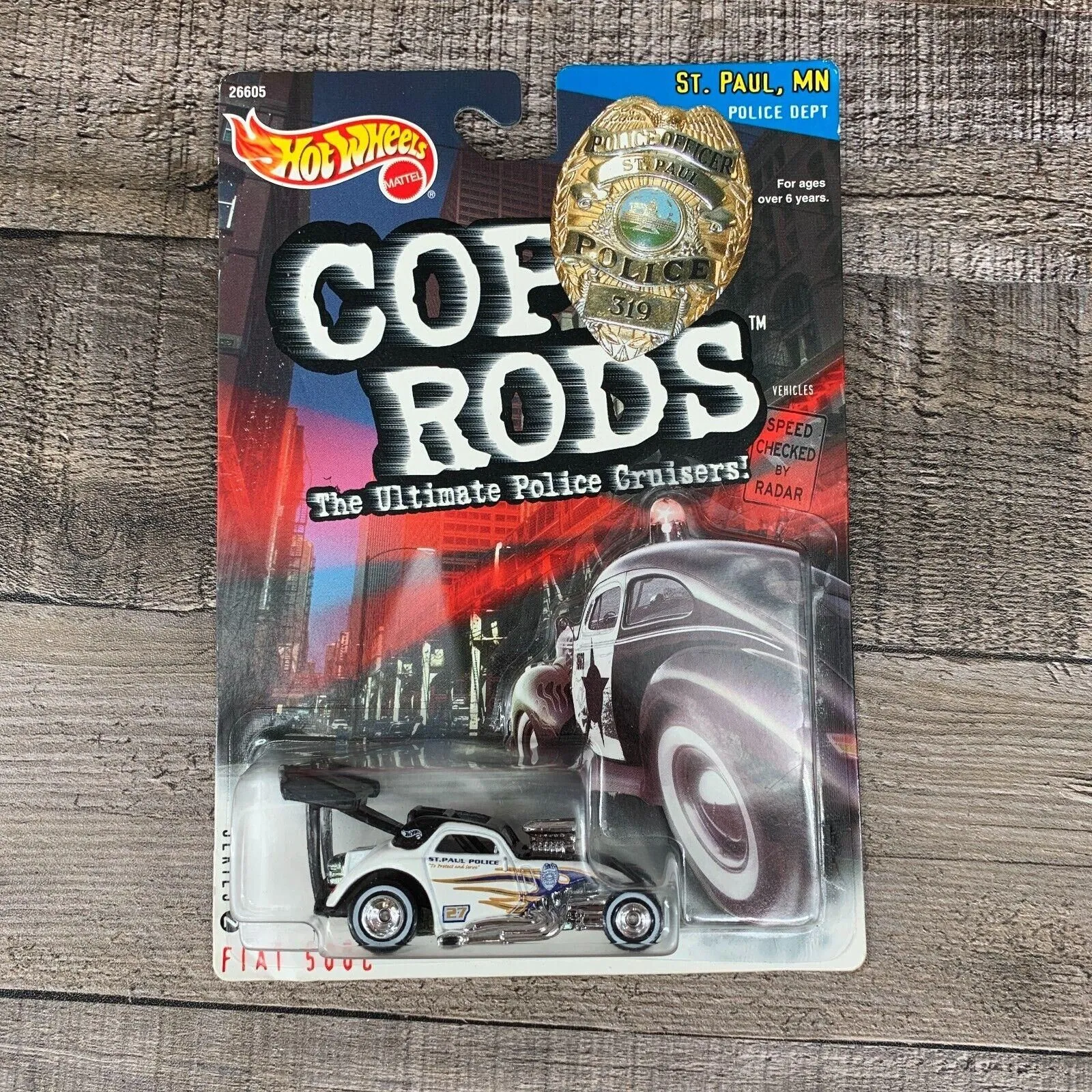 Product image for Hot Wheels 1999 Cop Rods Series 2 FIAT 500CC