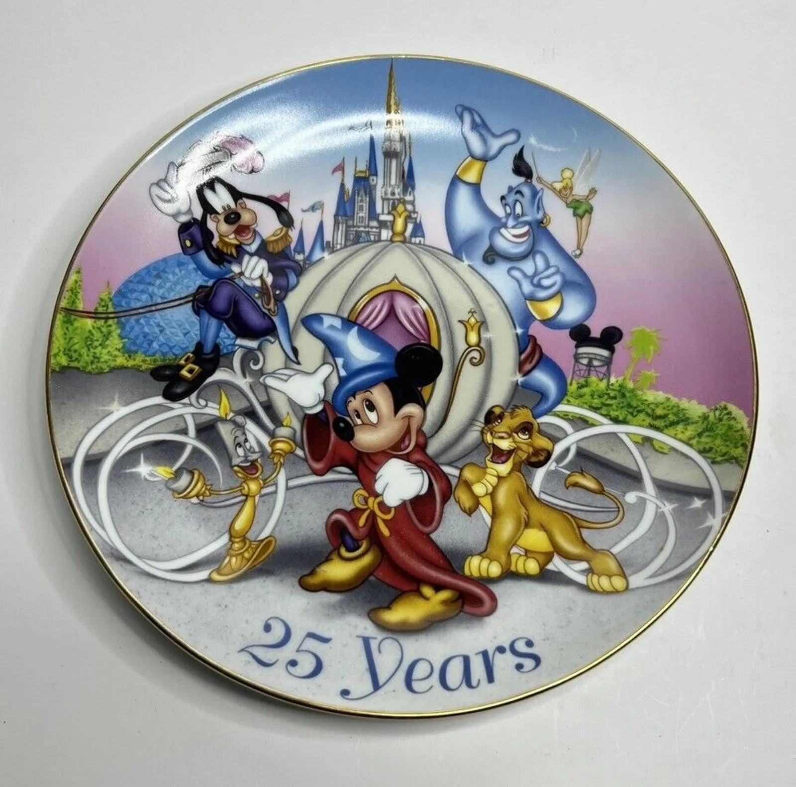 Product image for Walt Disney World 25 Years Commemorative Collectable Plate 1996