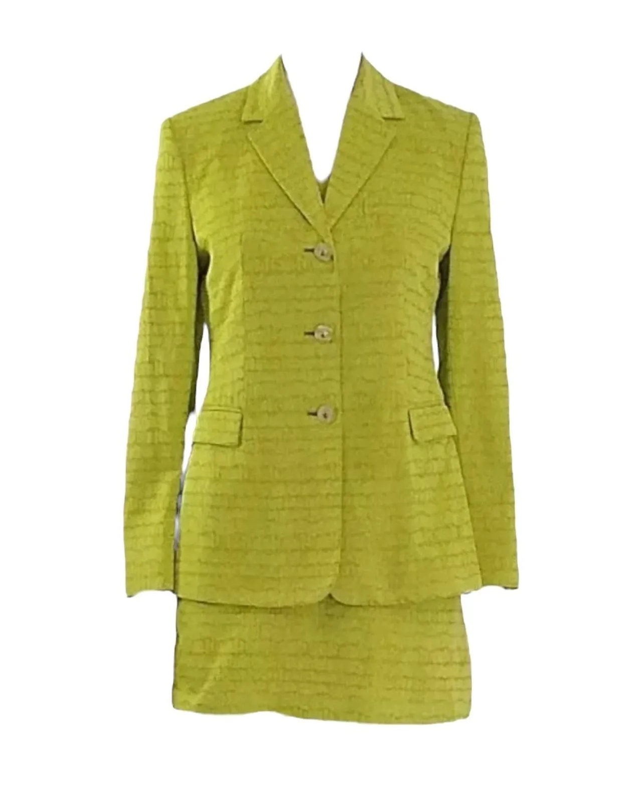 Product image for Versace Lime Dress x Blazer Suit Set